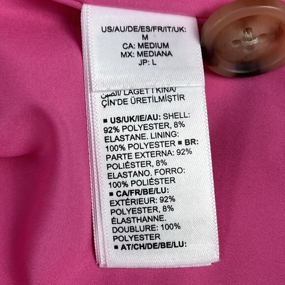 NWOT the Drop Womens Blake Rose Pink Long Career Blazer Sz Medium - Picture 4 of 6